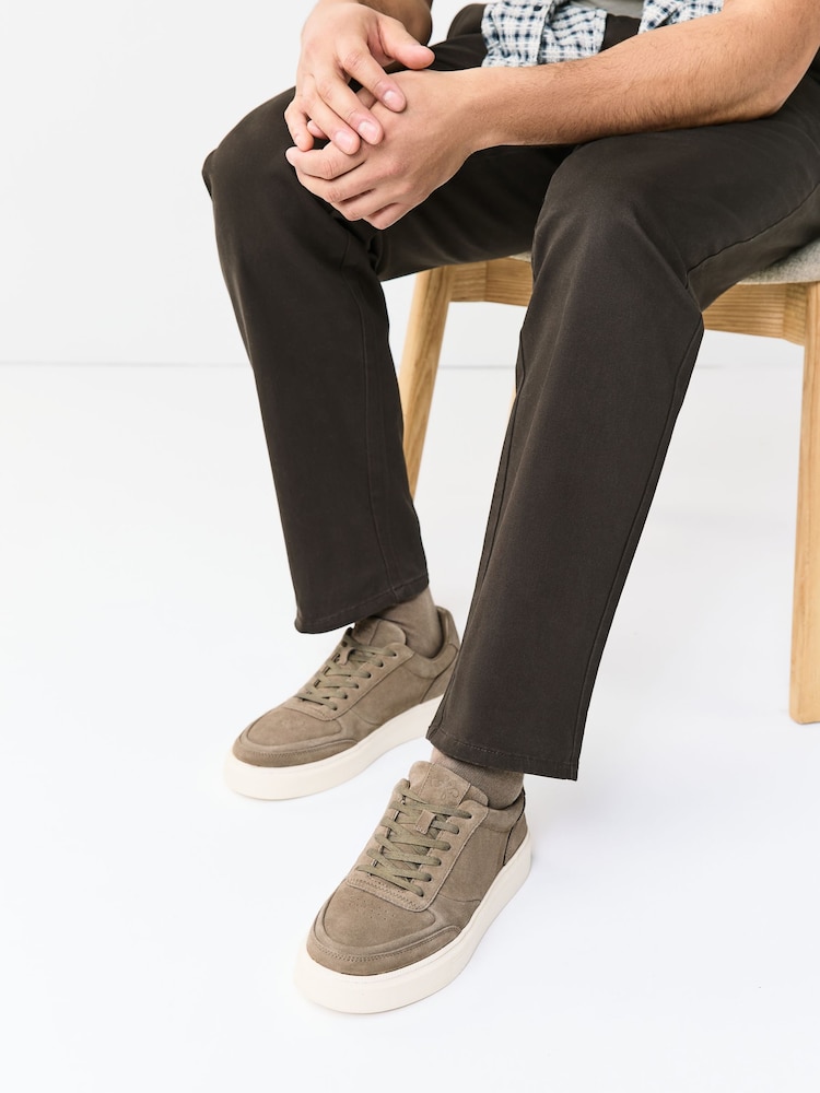 Neutral N. Premium Suede Smart Casual Trainers - Image 2 of 7 Neutral N. Premium Suede Smart Casual Trainers - Image 2 of 7