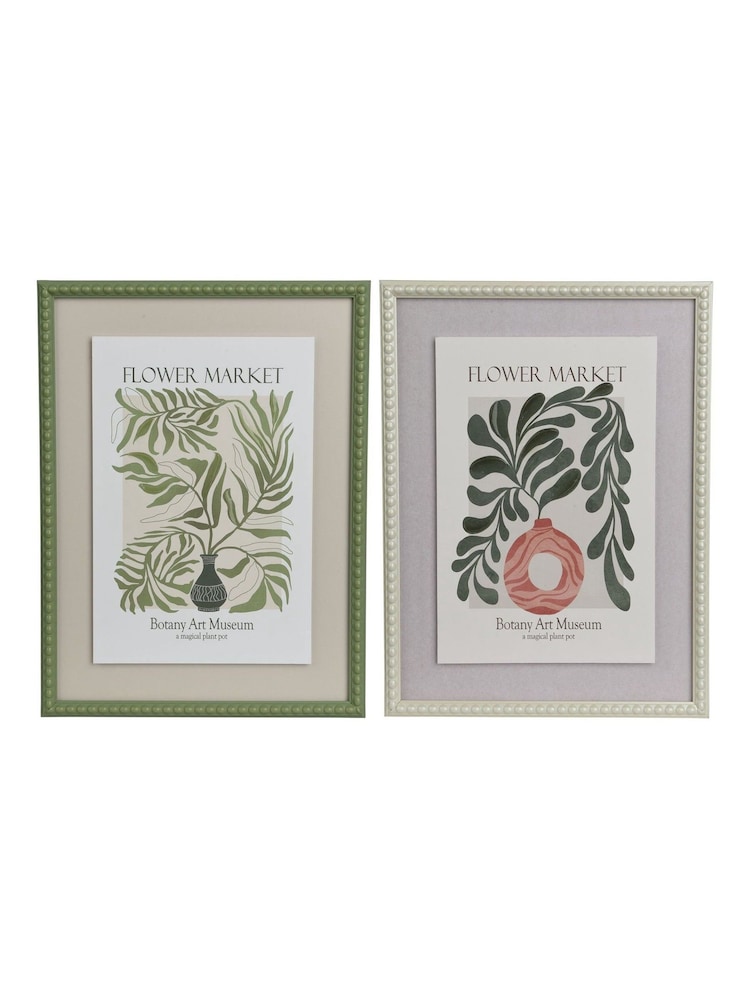 Decoris Set of 2 Leaf Wall Art - Image 2 of 2