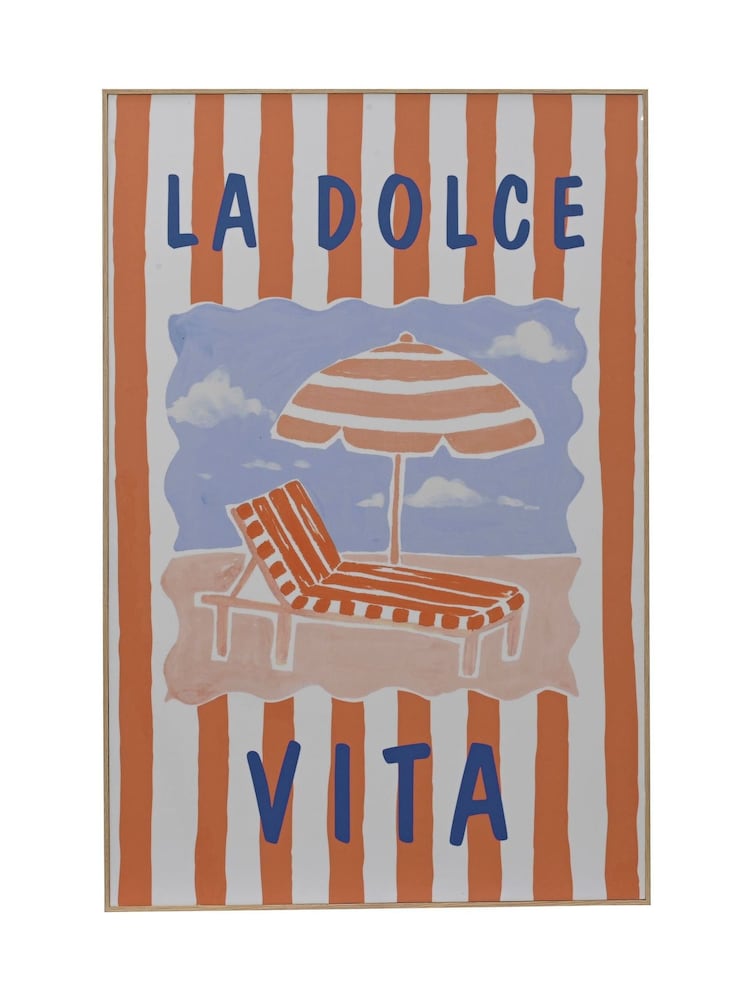 Decoris La Dolce Vita Beach Wall Art - Image 2 of 2