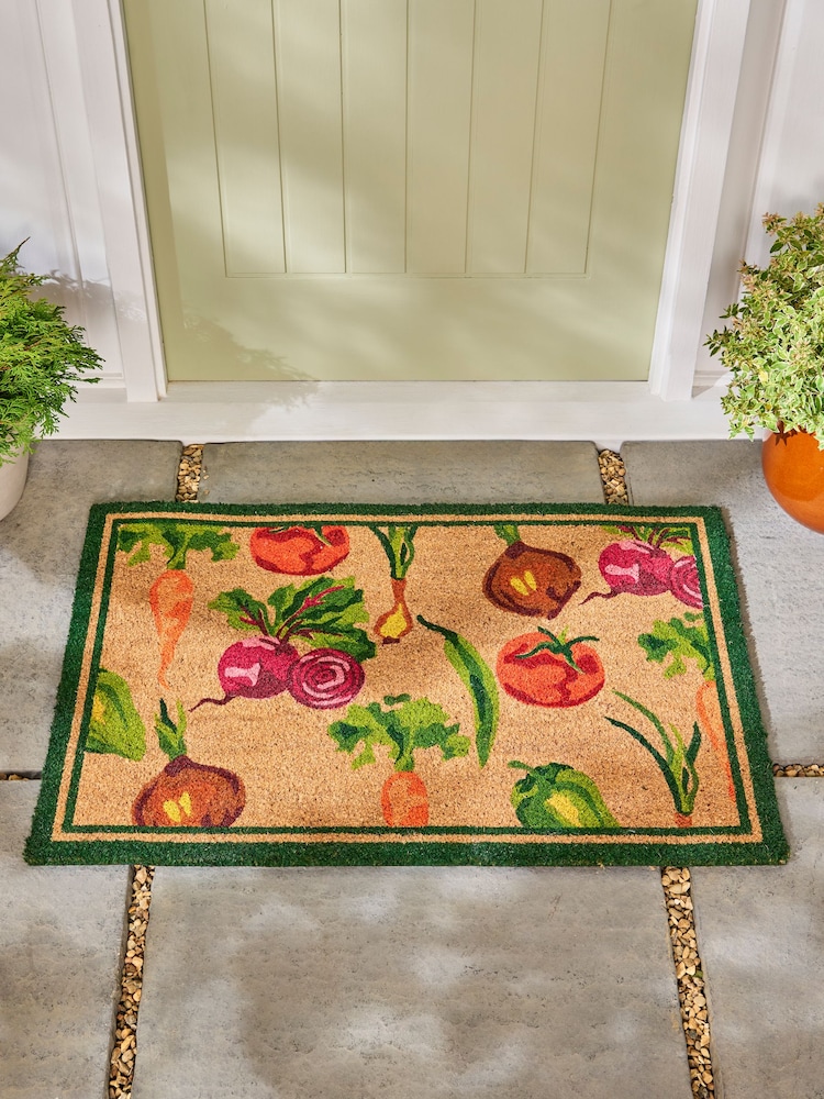 Vegetable Patch Coir Doormat - 5的图像1｝