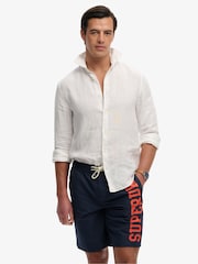 Superdry Blue Logo 19 Board Shorts - Image 6 of 6