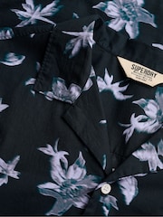 Superdry Blue Cabana Print Short sleeve Shirt - Image 6 of 6