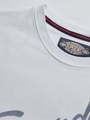Superdry Blue Lo-fi Dockside T-Shirt - Image 6 of 6