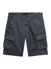 Superdry Magma Slate Grey Core Cargo Shorts - Image 4 of 5
