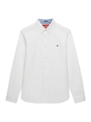Superdry White Essentials Oxford Shirt - Image 4 of 7