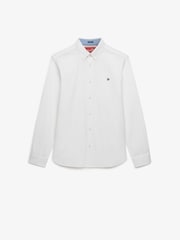 Superdry White Essentials Oxford Shirt - Image 5 of 7