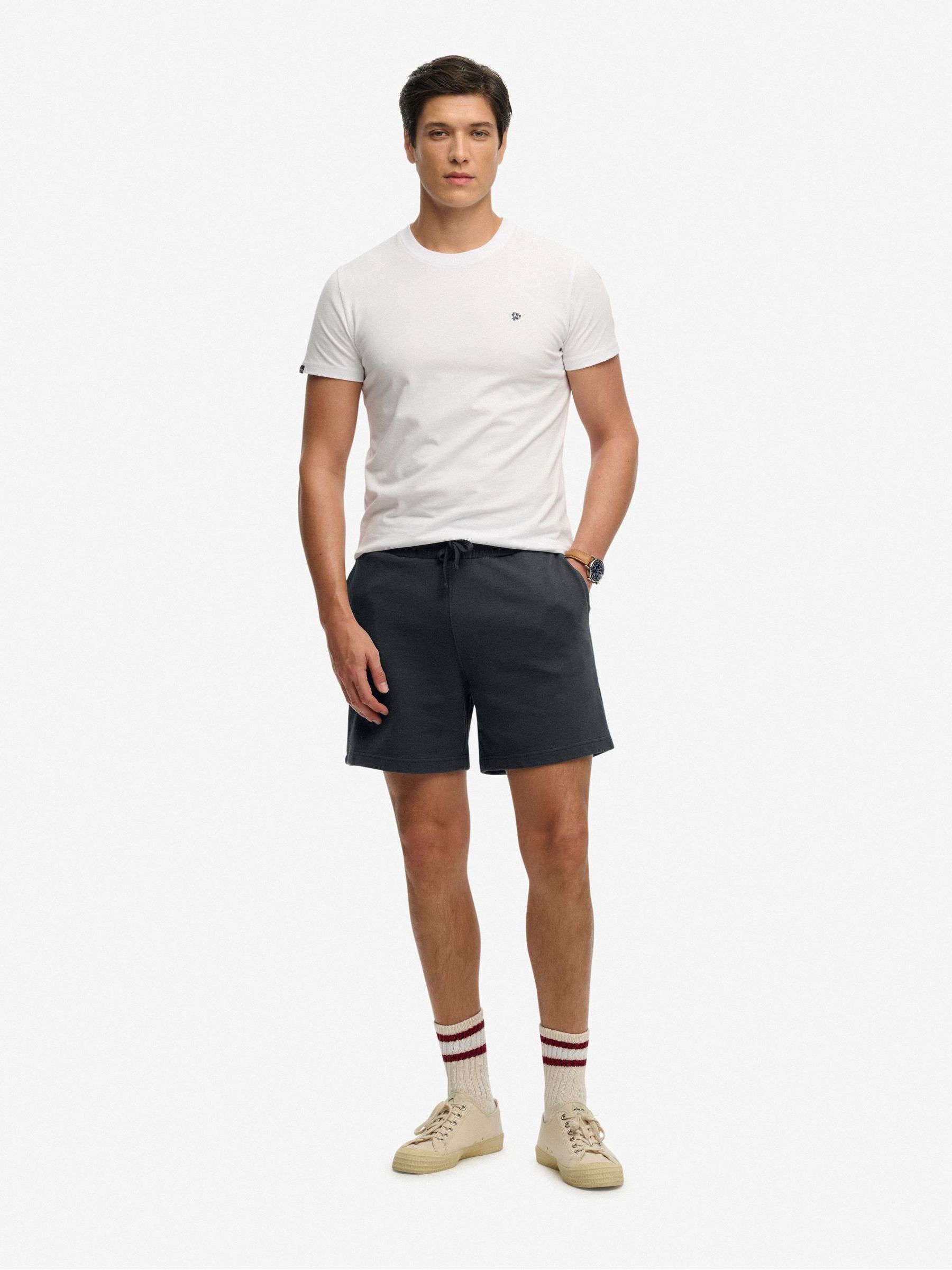 Buy Superdry Navy Blue Essential Logo Classic Shorts from Next USA