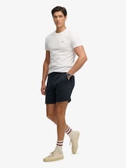 Superdry Blue Essential Logo Classic Shorts - Image 4 of 7