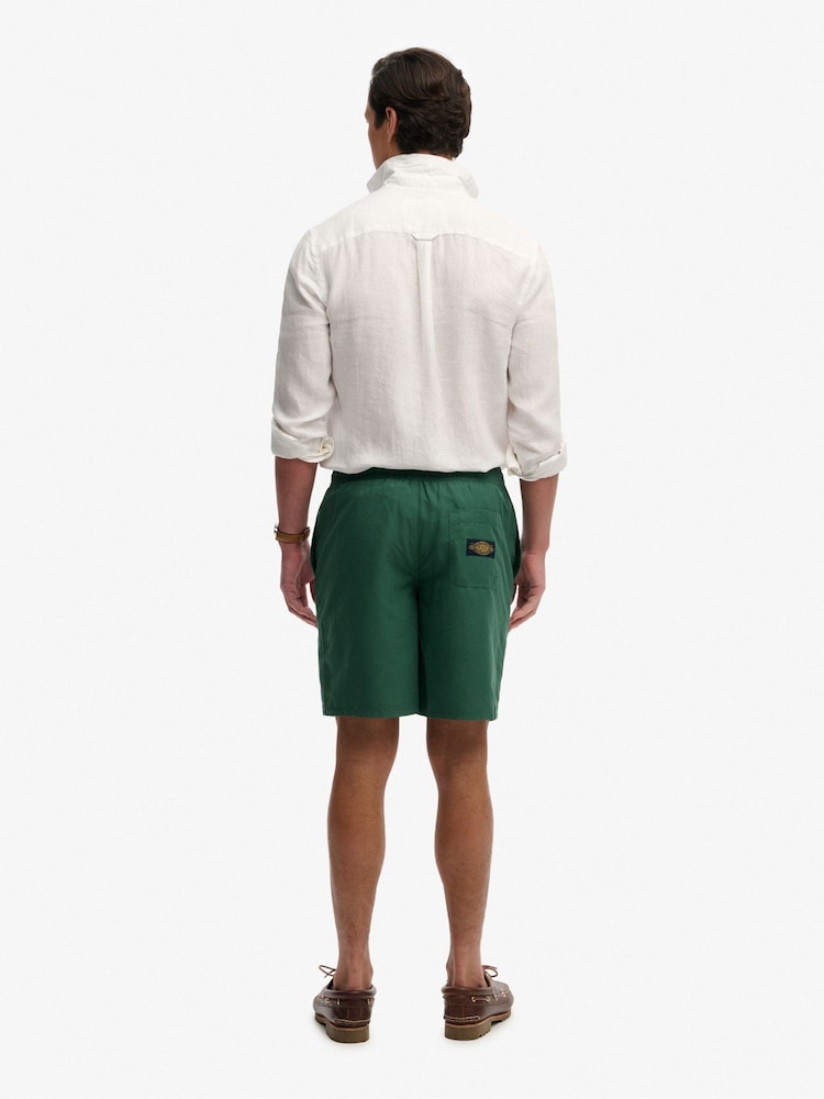 Superdry Green Logo 19 Board Shorts - Image 2 of 7 Superdry Green Logo 19 Board Shorts - Image 2 of 7