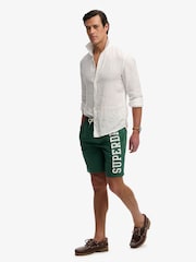 Superdry Green Logo 19 Board Shorts - Image 3 of 7