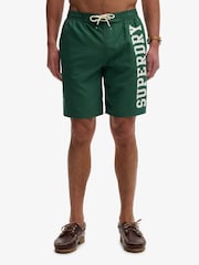 Superdry Green Logo 19 Board Shorts - Image 4 of 7