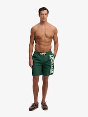 Superdry Green Logo 19 Board Shorts - Image 6 of 7