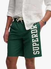 Superdry Green Logo 19 Board Shorts - Image 7 of 7