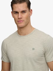 Superdry Green Classic Essential Stripe T-Shirt - Image 3 of 5