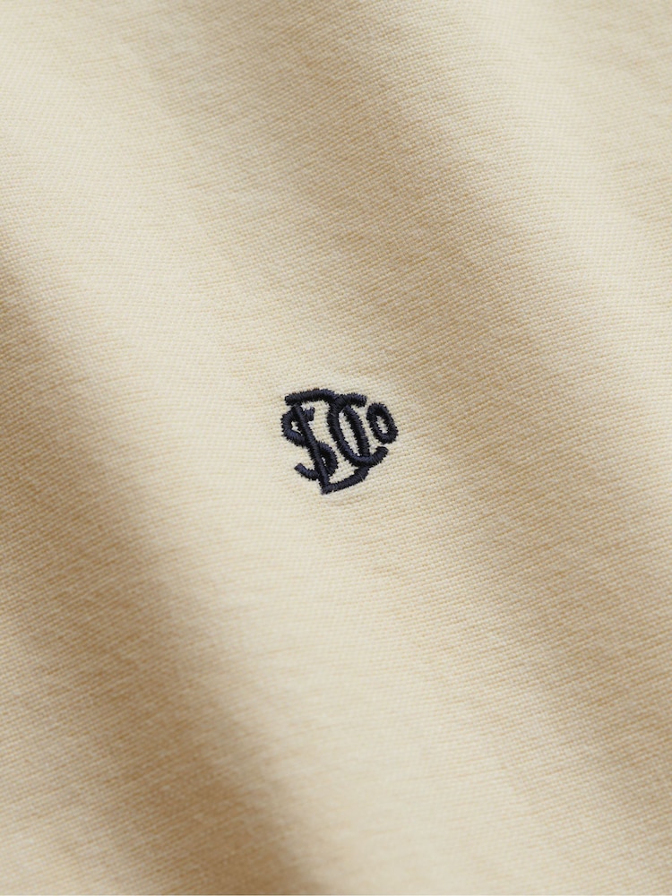 Superdry Yellow Preppy Oxford Short Sleeve Shirt - Image 6 of 6