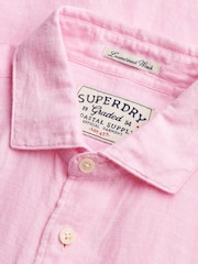 Rosa - Superdry Riviera Long Sleeve Linen Shirt - Imagen 11 de 11