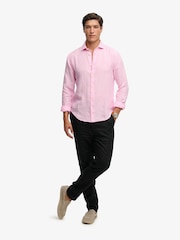 Superdry Pink Riviera Long Sleeve Shirt - Image 4 of 7