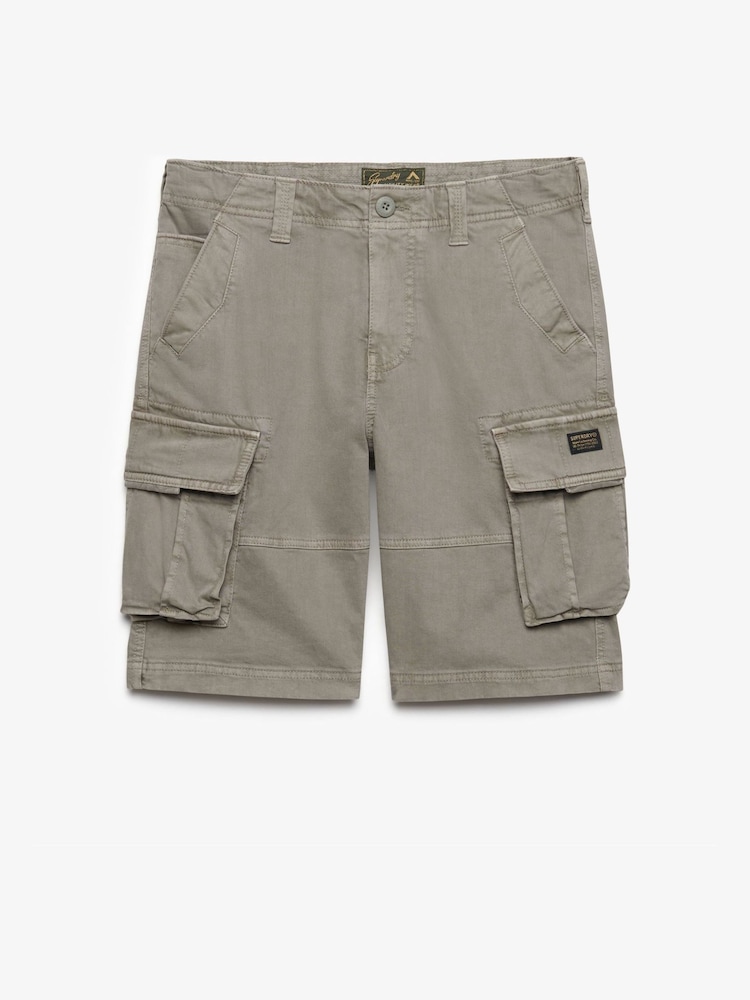 Superdry Green Core Cargo Shorts - Image 1 of 1