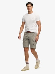Superdry Beige Core Cargo Shorts - Image 3 of 7