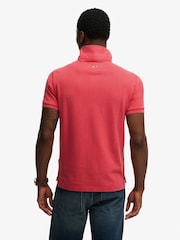 Superdry Pink Classic Pique Polo Shirt - Image 2 of 7