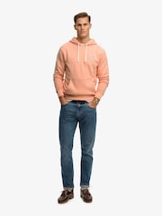 Superdry Orange Essential Logo Classic Hoodie - Image 4 of 7