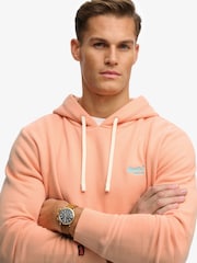 Superdry Orange Essential Logo Classic Hoodie - Image 5 of 7