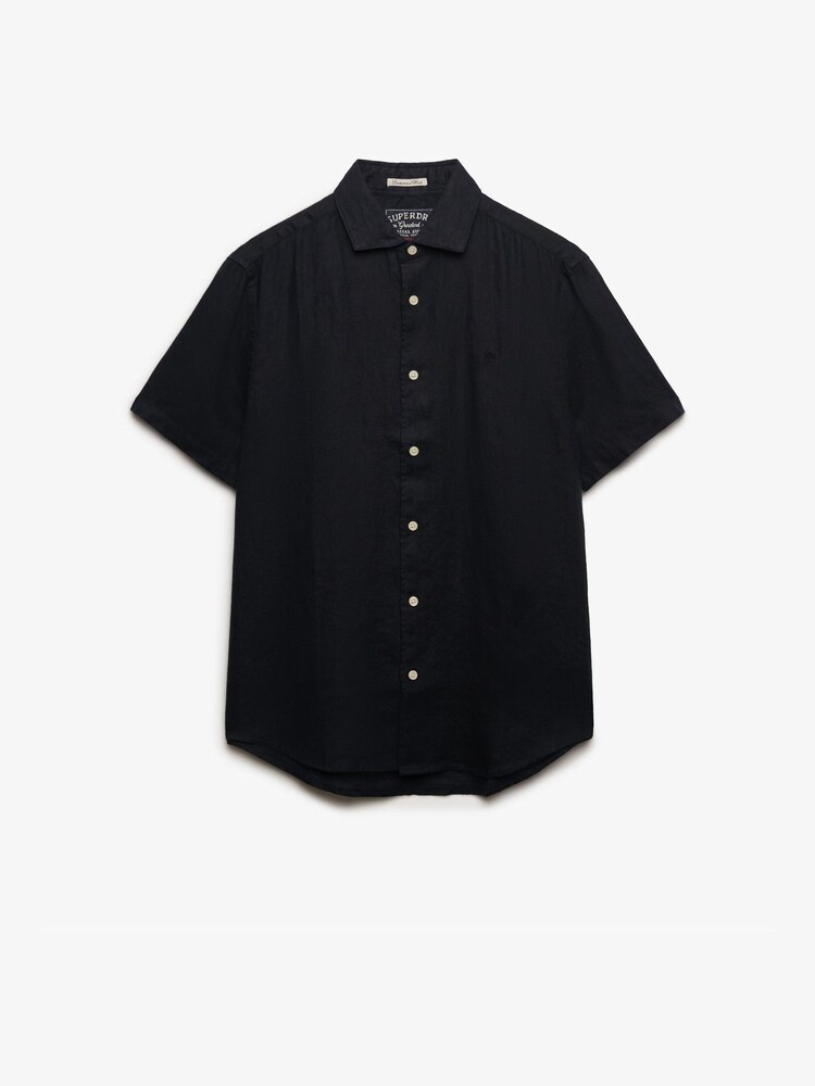 Superdry Blue Riviera Short Sleeve Shirt - Image 1 of 1