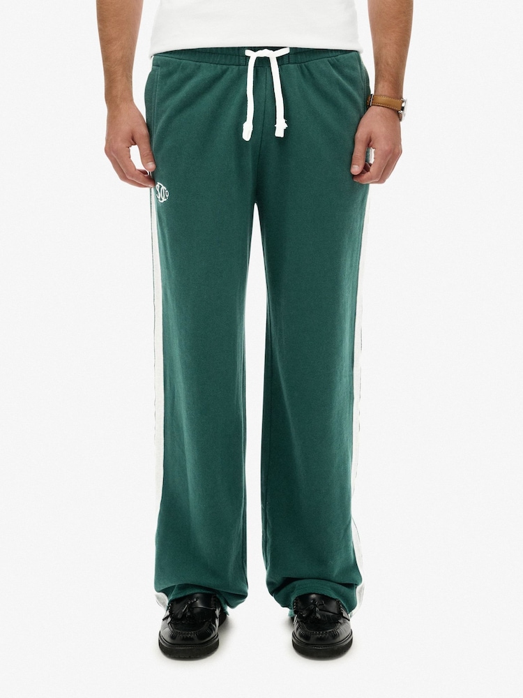 Superdry Green Athletic Fives Joggers - Image 1 of 8