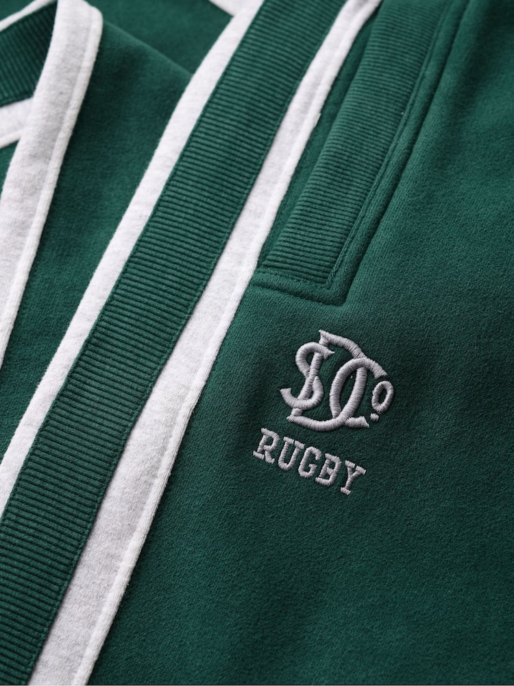 Superdry Green Athletic Fives Joggers - Image 8 of 8