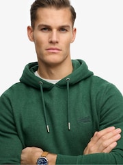 Superdry Green Essential Logo Hoodie - Image 3 of 5
