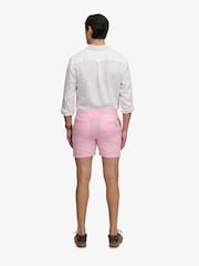 Superdry Pink Merchant Linen Shorts - Image 3 of 7
