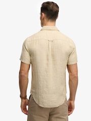 Superdry Natural Riviera Short Sleeve Shirt - Image 2 of 7