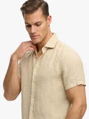 Superdry Natural Riviera Short Sleeve Shirt - Image 5 of 7