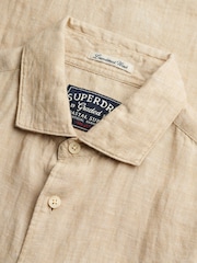 Superdry Natural Riviera Short Sleeve Shirt - Image 7 of 7