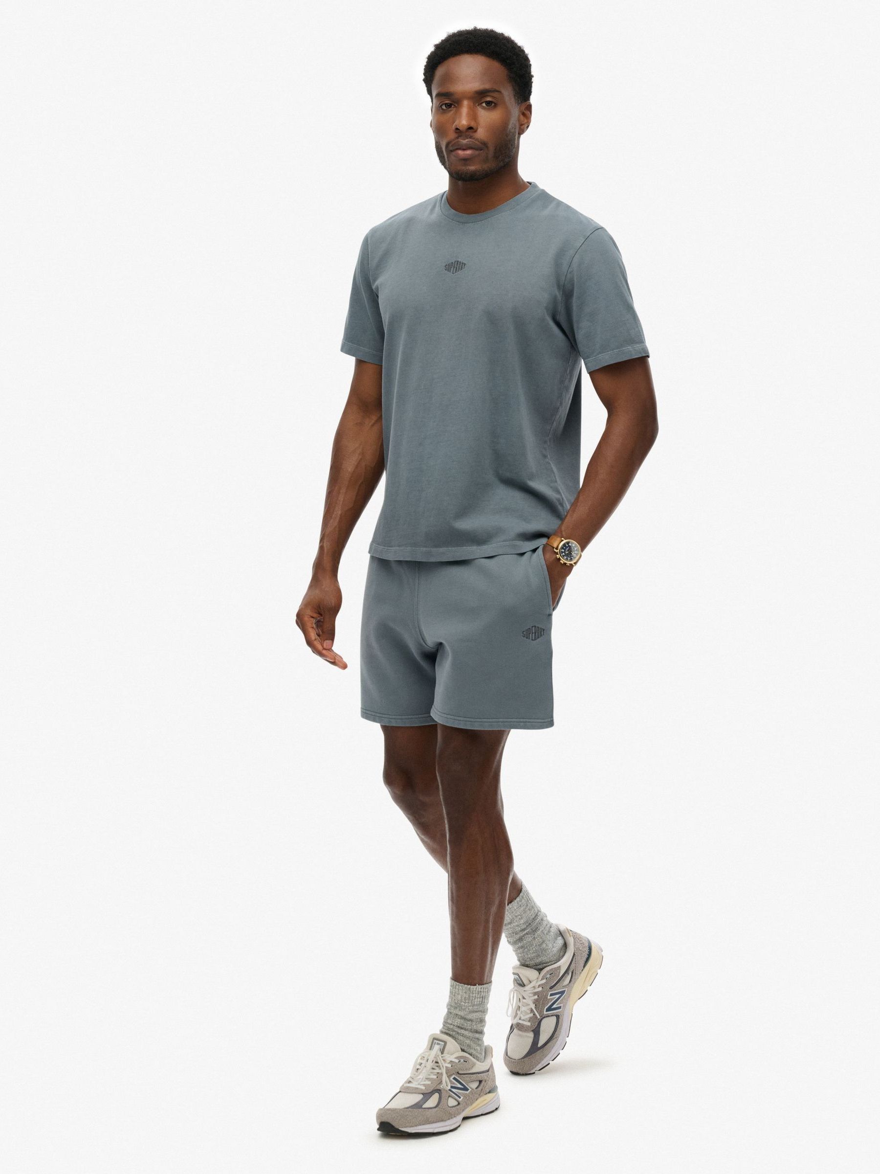 Buy Superdry Blue Micro Logo Shorts from Next USA