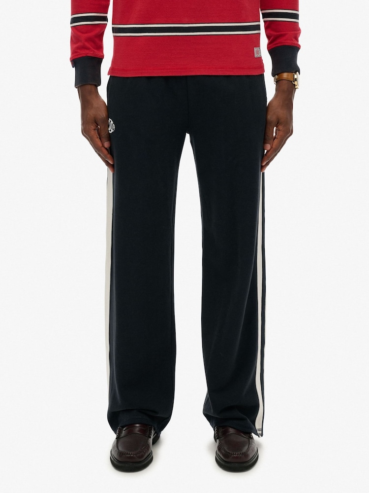 Superdry Navy Athletic Fives Joggers - Image 1 of 8