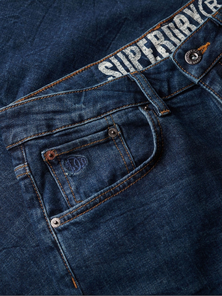 Superdry Vintage Slim Straight Jeans - Imagen 8 de 8