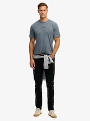 Superdry Blue Micro Logo T-Shirt - Image 2 of 6