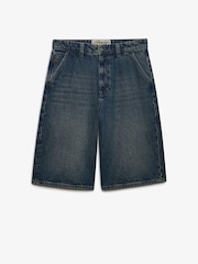 Superdry Oversized Washed Denim Shorts - Bild 1 von 2