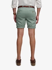 Superdry Sage Green Premium Regular Chino Shorts - Image 3 of 7
