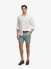 Superdry Sage Green Premium Regular Chino Shorts - Image 4 of 7