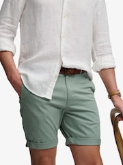 Superdry Sage Green Premium Regular Chino Shorts - Image 6 of 7