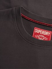 Superdry Black Heritage Biker Loose T-Shirt - Image 6 of 6
