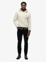 Superdry Grey Essential Logo Classic Hoodie - Image 3 of 5