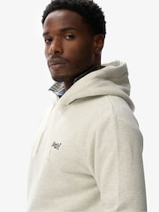 Superdry Grey Essential Logo Classic Hoodie - Image 4 of 5