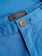 Superdry Cali Blue Premium Regular Chino Shorts - Image 7 of 7