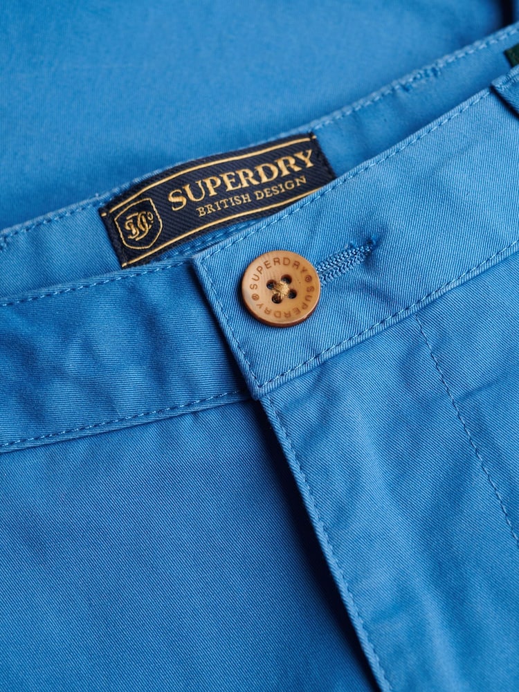 Superdry Cali Blue Premium Regular Chino Shorts - Image 7 of 7