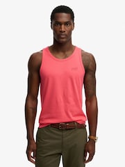 Superdry Pink Essential Logo Vest - Image 1 of 6