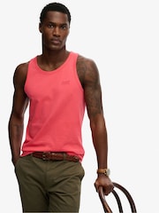 Superdry Pink Essential Logo Vest - Image 3 of 6