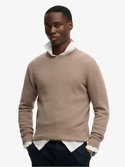 Braun - Superdry – Essential – Baumwollpullover - Bild 1 von 5